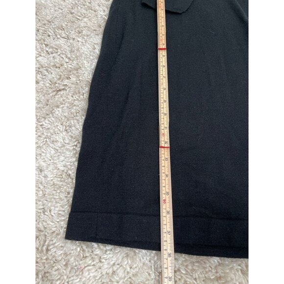 Calvin Klein Merino Wool Black Sweater dress‎ size S/M - Picture 8 of 8